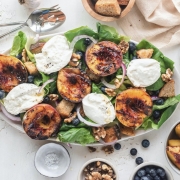 grilled peach salad